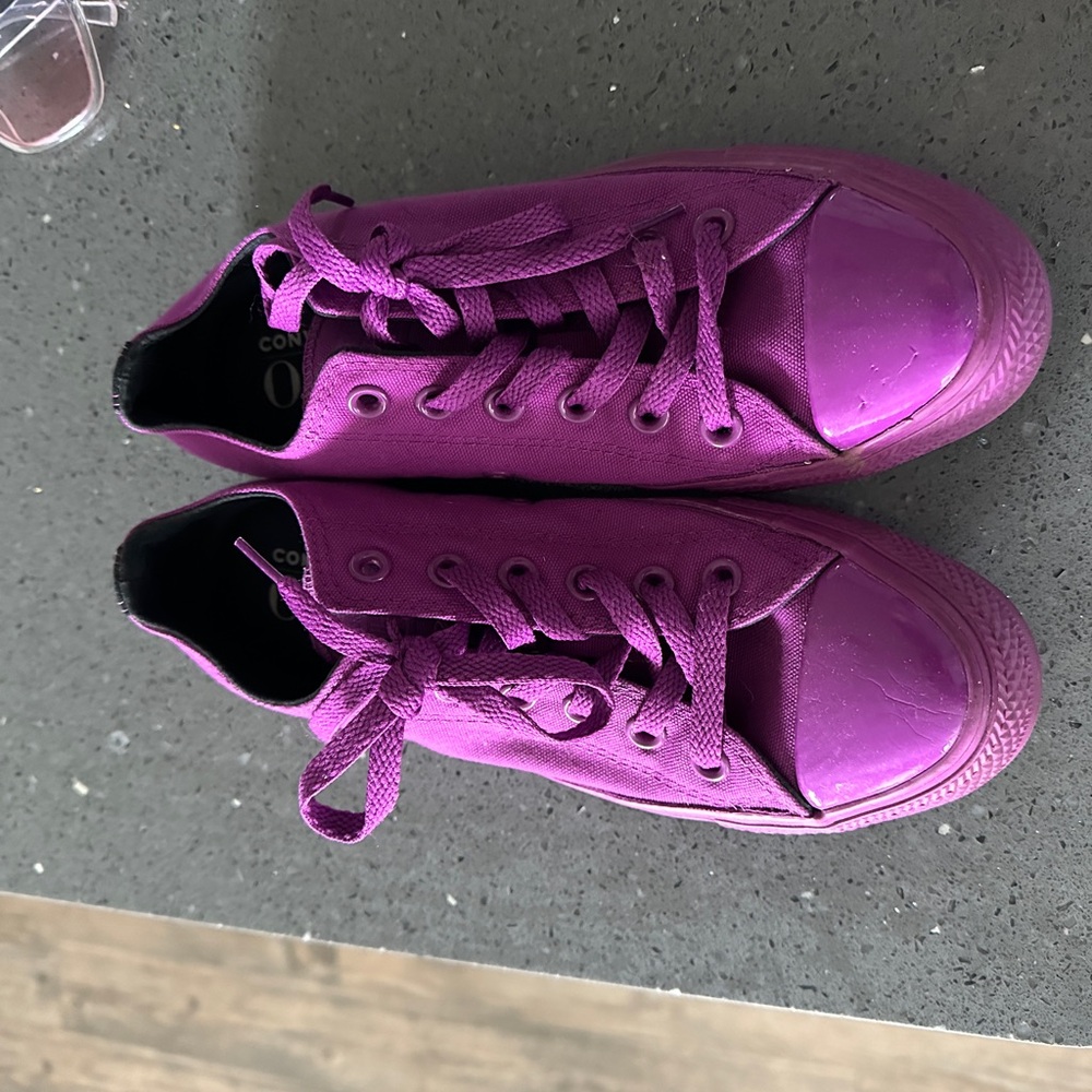 Purple converse